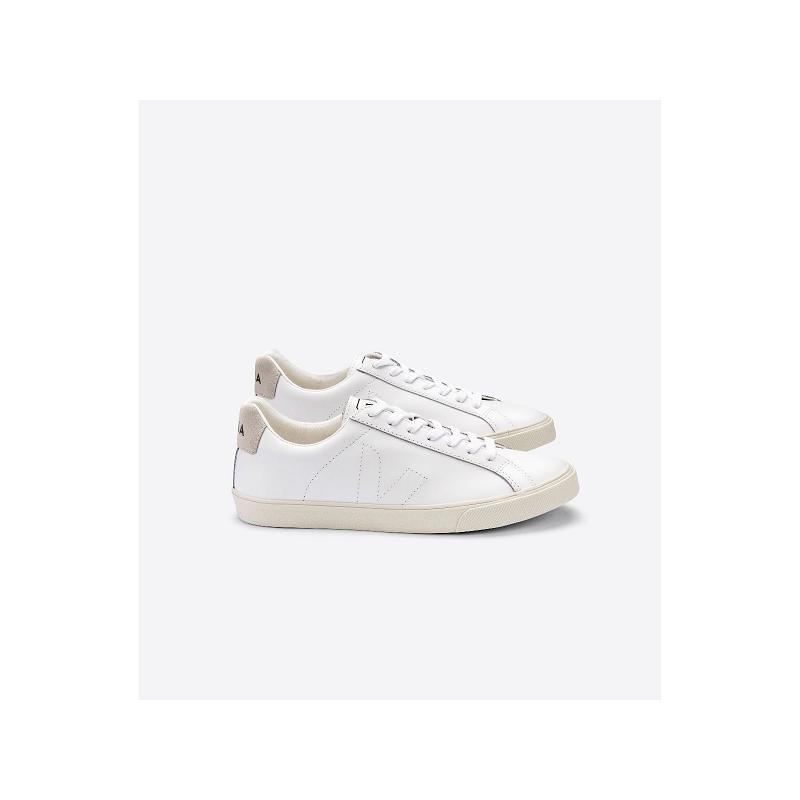 Tenis Veja Hombre Outlet - Esplar Zapatillas Blancas Cuero ES2794162